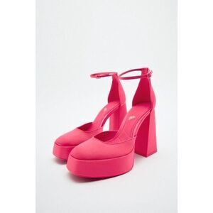NWT ZARA Pink Platform Heels sz 40 / 10